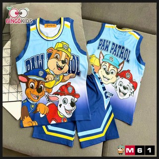 Đồ bộ sát nách bé trai hoạt hình 3D | Thun lạnh mềm mịn mát | Paw Patrol Roblox Minecraft