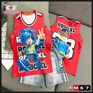 Đồ bộ sát nách bé trai hoạt hình 3D | Thun lạnh mềm mịn mát | Paw Patrol Roblox Minecraft