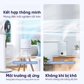 [LEVOIT] Quạt Tuần Hoàn Không Khí Levoit CirculAir 22.9cm - 12 cấp gió - Mát đến 30m - Xoay đa hướng