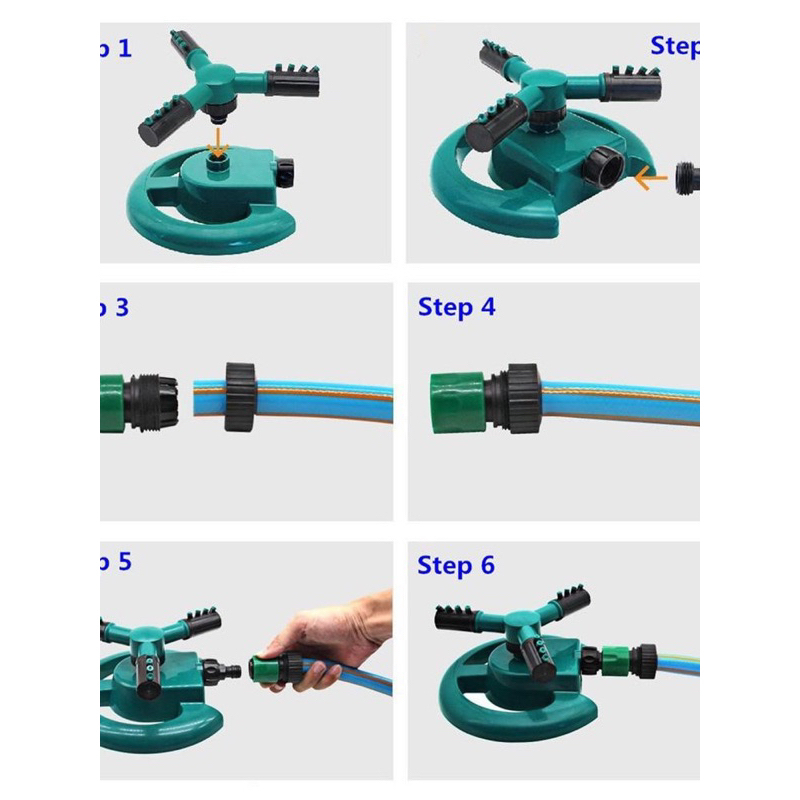 Đế Phun Nước Tặng Kèm Đầu Nối Tưới Cây Tự Động Xoay 360 Độ , Vòi Phun Nước Điều Chỉnh Góc Phun 45 - 90 Độ [ MÃ 1 ]
