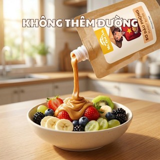 Bơ Đậu Phộng 100% Ms. Hoi An - Không Đường Không Dầu - Thuần Chay Eat Clean Gym