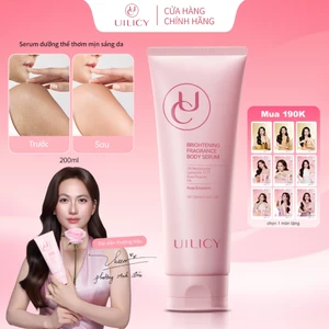 Tinh chất dưỡng trắng toàn thân UILICY 200ml Serum dưỡng thể Hỗ trợ Làm trắng 2%Niacinamide Symwhite377 Rose