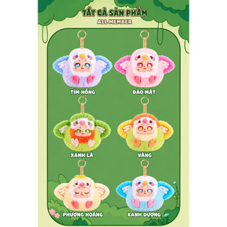 Blind Box Thú Bông Cánh Tiên Mini Cute Hộp Mù Thú Bông Dễ Thương Quà Tặng Sưu Tầm Decor Bàn Học