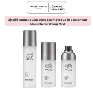 Xịt giữ/khóa makeup 3in1 Jung Saem Mool 3-in-1 Essential Mool Micro Fitting Mist