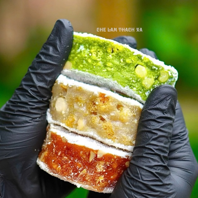 Combo 2 hộp Bánh kẹo Chè lam Thạch Xá Thạch Thất 450g - KHÔNG ĐƯỜNG - Ít ngọt  - Không chất bảo quản - Đảm bảo VSATT