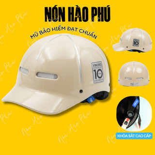 Mũ bảo hiểm VIKING N688 LƯỠI TRAI nửa đầu đi xe máy đủ màu chính hãng đạt chuẩn quatest, NÓN nam nữ 6 múi NAPOLI ảnh 4