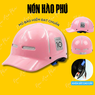 Mũ bảo hiểm VIKING N688 LƯỠI TRAI nửa đầu đi xe máy đủ màu chính hãng đạt chuẩn quatest, NÓN nam nữ 6 múi NAPOLI ảnh 3