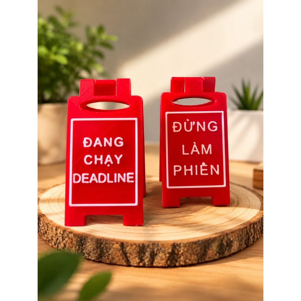 Bảng Mini Decor Để Bàn In 3D Theo Yêu Cầu – Biển Báo Vui Nhộn – Phụ Kiện Trang Trí Góc Làm Việc