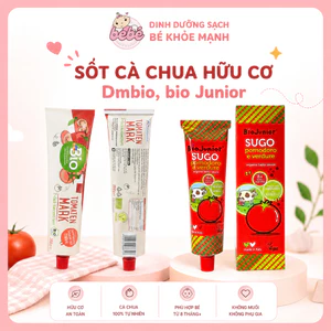 Sốt cà chua, tương cà hữu cơ dmBio, Bio Junior cho bé ăn dặm 200g nội địa Đức