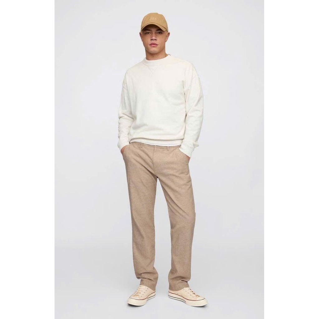 [AnLa - 190k] Quần linen nam ống đứng G4P xuất xịn bigsize (55-90kg)