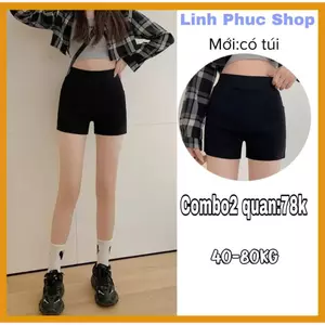 QuầnLegging đùi nữ dầy dặn ,chất cotton co dãn4chieu