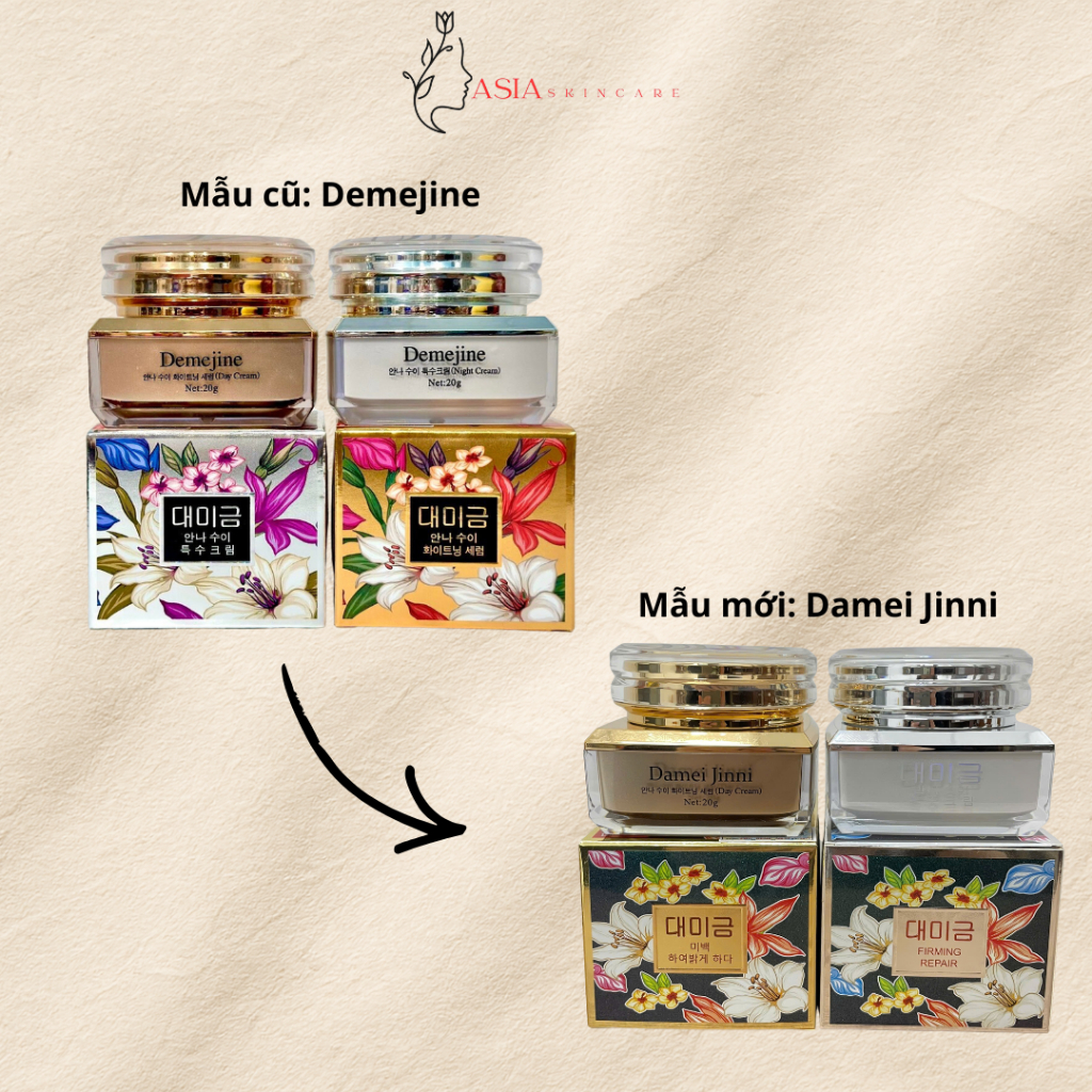 Kem Demejine Hàn Quốc Dưỡng trắng, Mờ Thâm, Sạm Nám 20g