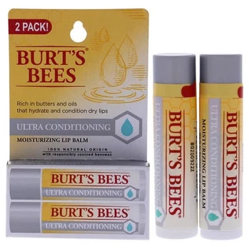 Set 2 cây Son dưỡng môi Burt's Bees® 100% chiết xuất tự nhiên, siêu dưỡng ẩm với bơ Kokum