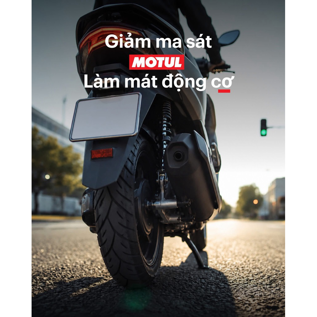 Combo Dầu nhớt xe tay ga Motul Scooter Power LE 4T 5W40 0.8L và Dầu hộp số xe tay ga SCOOTER GEAR PLUS 80W90 120ML