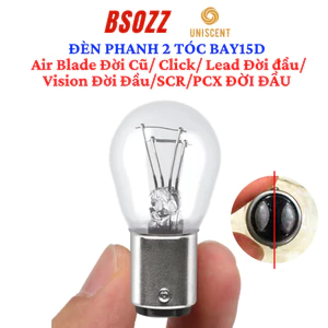 Đèn Phanh/Đèn Hậu S25 P21/5W (BAY15D)- Air Blade Đời Cũ/Click/ Lead Đời đầu/Vision Đời Đầu/SCR/PCX