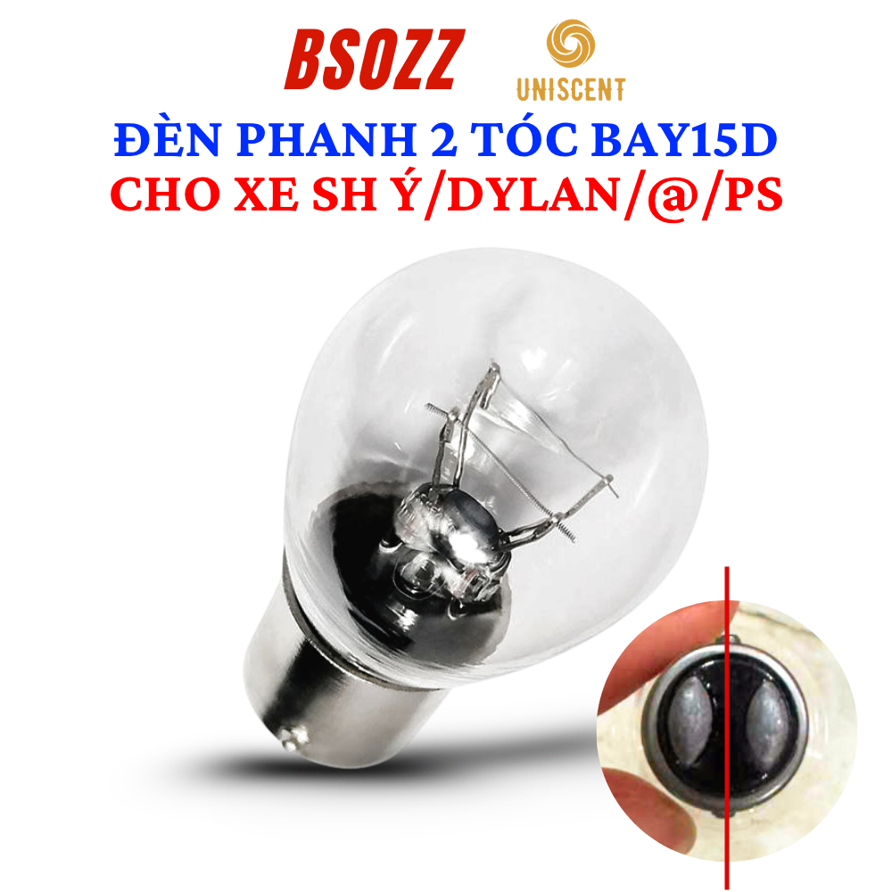 Bóng Đèn Phanh/ Đèn Hậu Sau SH Ý-Dylan-@-PS- S25-BAY15D 21/5W BSOZZ-Made In Thailand (34908634611)