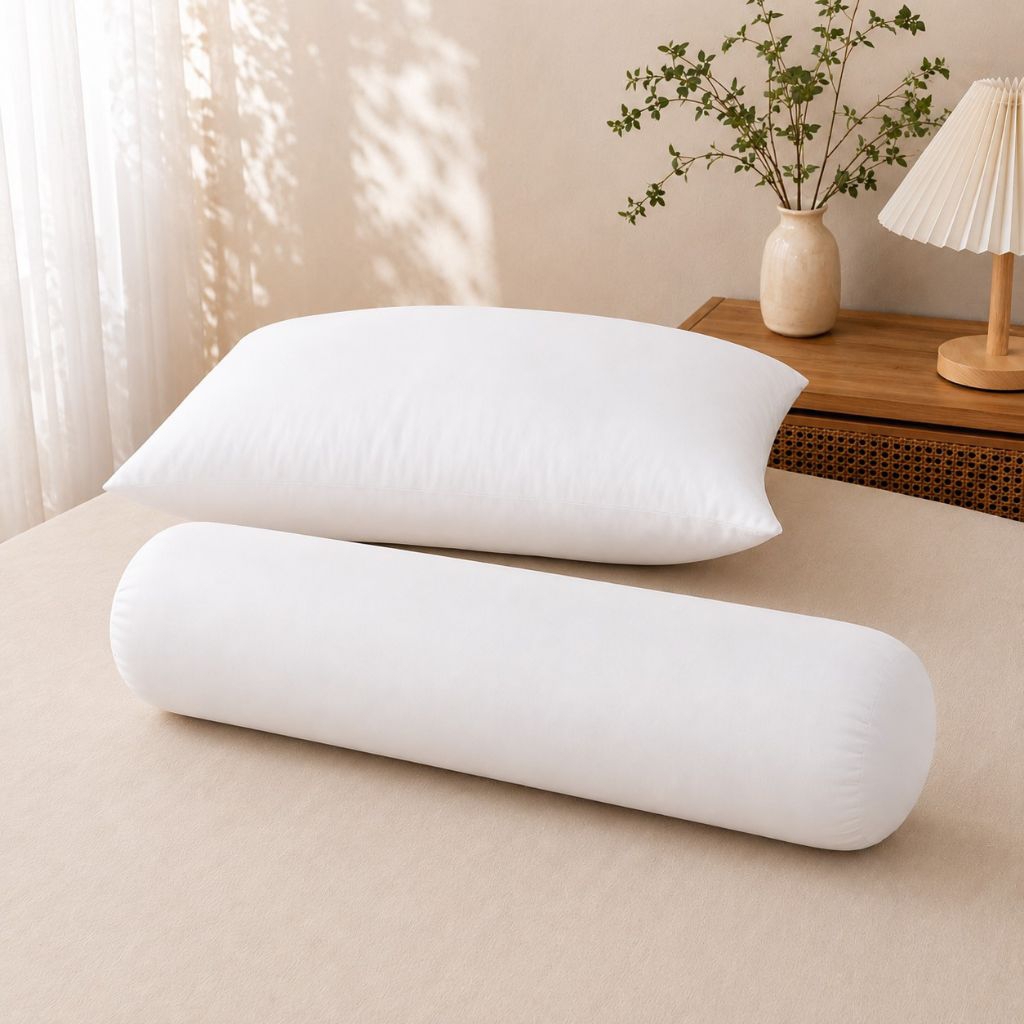 Gối nằm và gối ôm gòn Thảo Nhi Aniva Home, êm ái, mềm mại, nâng đỡ cơ thể, thoải mái giấc ngủ