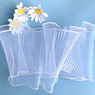 [Combo 3] Voan sóng, Voan quấn thành bánh 12,5cm*1,5m - Phụ kiện trang trí bánh kem, bánh sinh nhật
