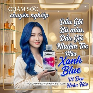 Dầu Gội Bù Màu, Dầu Gội Nhuộm Tóc Màu Xanh Blue 150ml/300ml