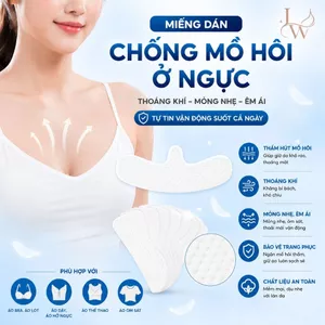 Miếng lót thấm mồ hôi ngực, miếng lót chân ngực thấm hút mồ hôi, giảm bí nóng, giúp ngực khô thoáng