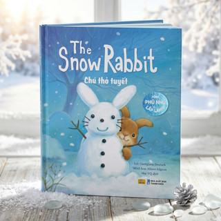 Sách - The Snow Rabbit - Chú Thỏ Tuyết Hình Phủ Nhũ Lấp Lánh - Ndbooks