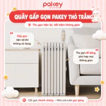 Quây Cũi Nhựa Gấp Gọn Pakey Thỏ Cao Cấp Tặng 100 BÓNG - 1 GIỎ ĐỰNG BÓNG, Quây Cũi Gấp Gọn Cho Bé — ảnh 6