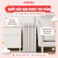 Quây Cũi Nhựa Chính Hãng Pakey, Quây Cố Định, Quây Gấp Gọn Mẫu Dày Dặn Cao Cấp Siêu Đáng Yêu