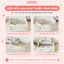Quây Cũi Nhựa Chính Hãng Pakey, Quây Cố Định, Quây Gấp Gọn Mẫu Dày Dặn Cao Cấp Siêu Đáng Yêu