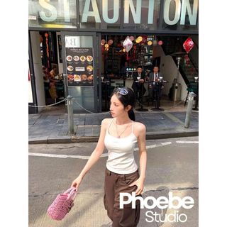 Áo Yếm Lưng Dây Nhỏ Vải Cotton Lụa - Phoebe Studio [AO00260]