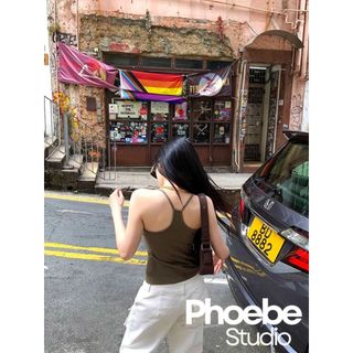 Áo Yếm Lưng Dây Nhỏ Vải Cotton Lụa - Phoebe Studio [AO00260]