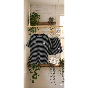 Sét Bộ Kẻ In Hình Hello Kitty Chất vải thun Mát, Năng Động Ngày Hè .( Có Lẻ Quần )