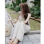 Set bộ hai dây nữ mùa hè hoạ tiết chấm bi màu kem cao cấp , Set áo 2S dáng xoè kèm quần suông dài ống rộng • MIU.STUDIO