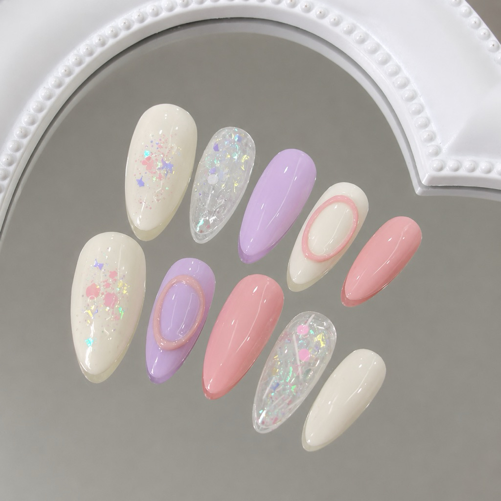nail box xinh ( kèm keo và dũa )