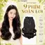 Tóc giả kẹp 9 phím xoăn lơi 50 cm, bộ tóc 9 tép rời giúp nối tóc tự nhiên, có thể sử dụng nhiệt
