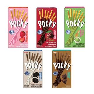 Combo 5 Hộp Bánh Que Glico Pocky Phủ Kem