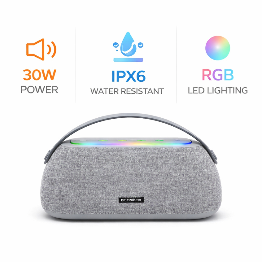 Loa Không Dây Bluetooth AC713 MINI Âm Thanh Siêu Trầm REMI OFFICIAL