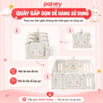 Quây Cũi Nhựa Gấp Gọn Pakey Thỏ Cao Cấp Tặng 100 BÓNG - 1 GIỎ ĐỰNG BÓNG, Quây Cũi Gấp Gọn Cho Bé — ảnh 7