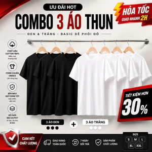Áo thun tay ngắn from ôm áo nam Clean Fit mẫu áo hai màu đen trắng đẹp lắm mẫu mới nha - HV Store