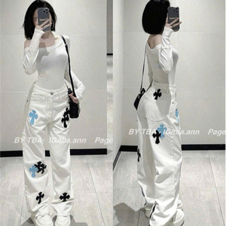 QCL1 Tổng hợp quần jeans suông chữ thập siêu hot đẹp đỉnh