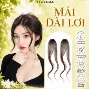 tóc giả mái dài lơi hàn quốc 15cm, tóc giả mái bay mini nhỏ gọn Hàn Quốc, tóc giả MySa