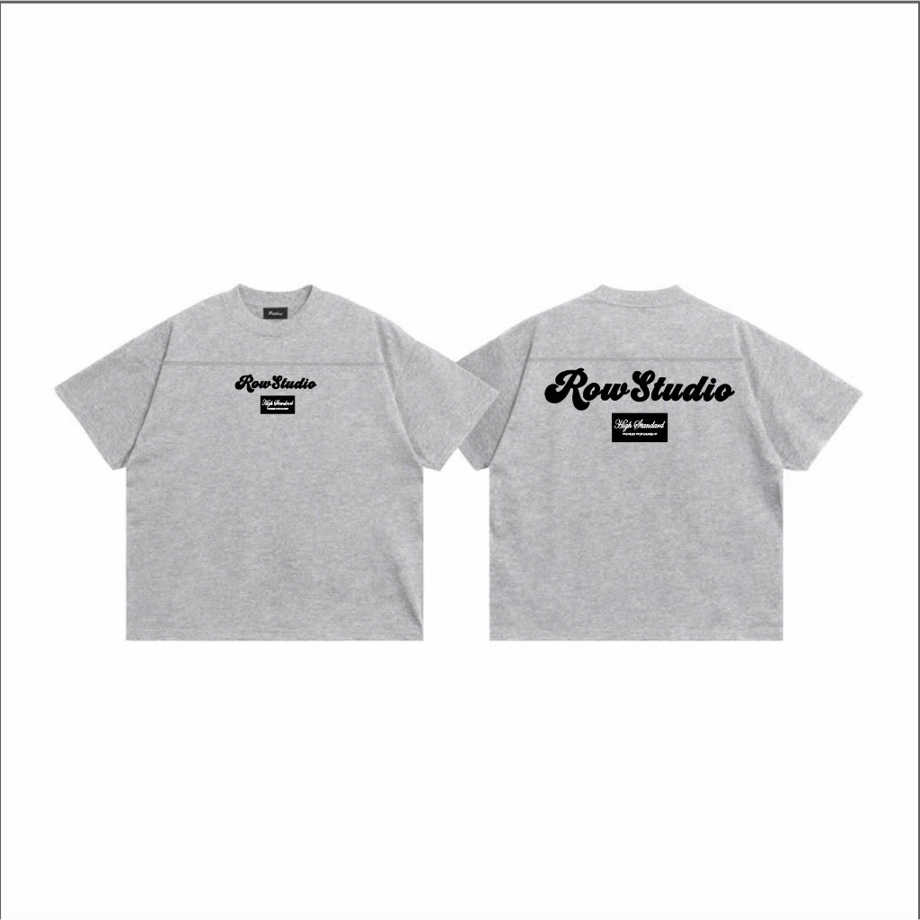 [LINE Ver2] THEROW Áo Thun Tay Ngắn Boxy 250gsm Form Rộng Cổ Tròn " LINE TSHIRT " Unisex Nam Nữ Phong Cách Basic | BigBuy360 - bigbuy360.vn