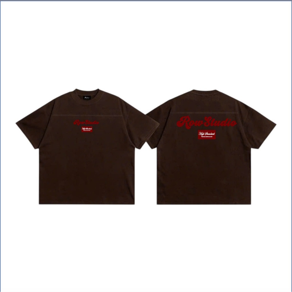 [LINE Ver2] THEROW Áo Thun Tay Ngắn Boxy 250gsm Form Rộng Cổ Tròn " LINE TSHIRT " Unisex Nam Nữ Phong Cách Basic | BigBuy360 - bigbuy360.vn