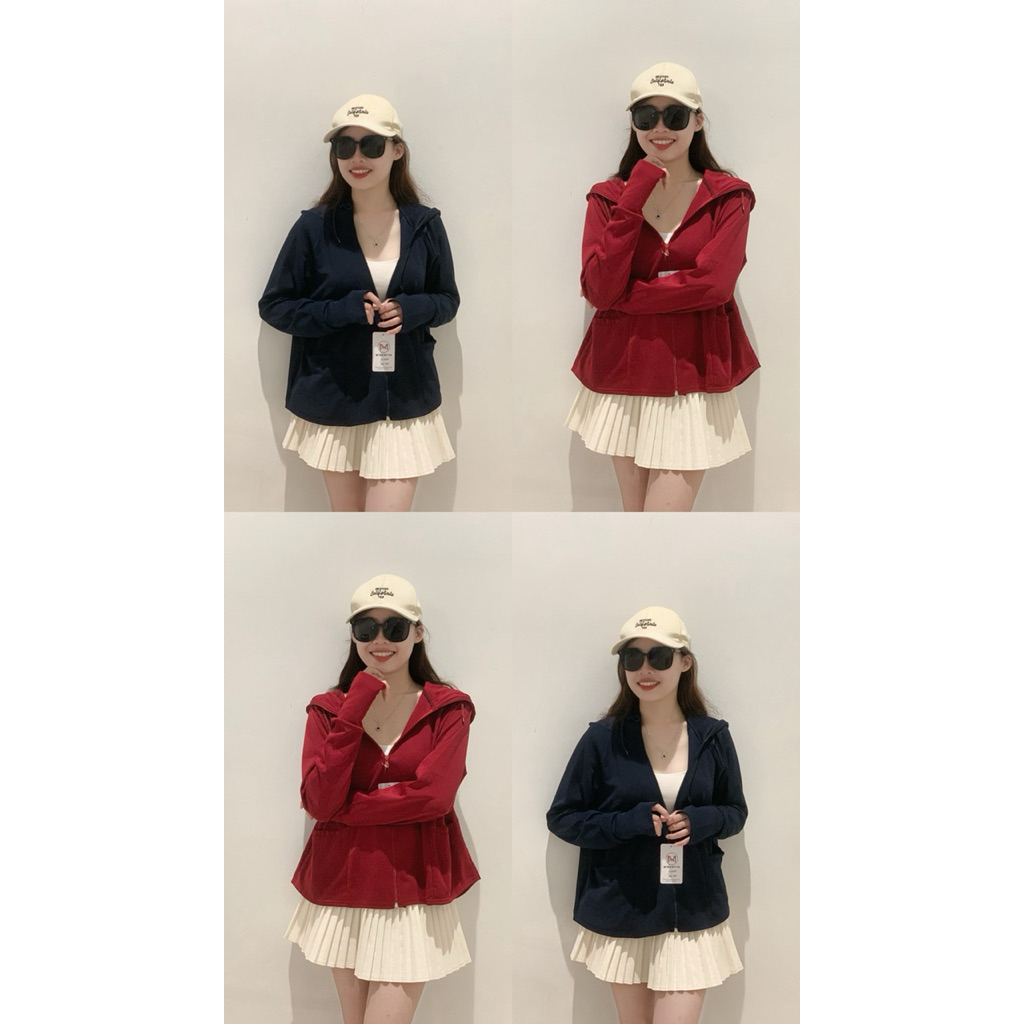Áo  chống nắng Nữ, chất UMI Hàn Cánh Dơi Dáng Xoè Babydol có túi dày dặn cản tia UV mới nhất