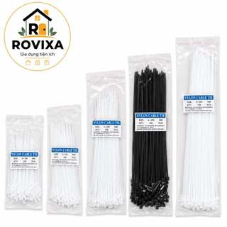 Dây Rút Nhựa Nylon Trắng Cao Cấp | Dây Thít Nhựa Cố Định Dây Điện, Dây Cáp 10cm 15cm 20cm 25cm 30cm 40cm 50cm