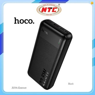 Pin Dự Phòng Hoco J159A 20000mAh TypeC PD 20W & 2 cổng USB-A QC3.0 22.5W (Đen)