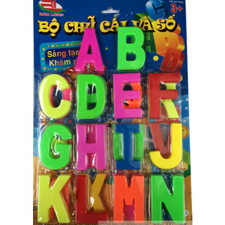 Bộ Chữ Cái Nhựa 26 Chữ Cho Bé – Đồ Chơi Giáo Dục Giúp Bé Học Chữ Thông Minh