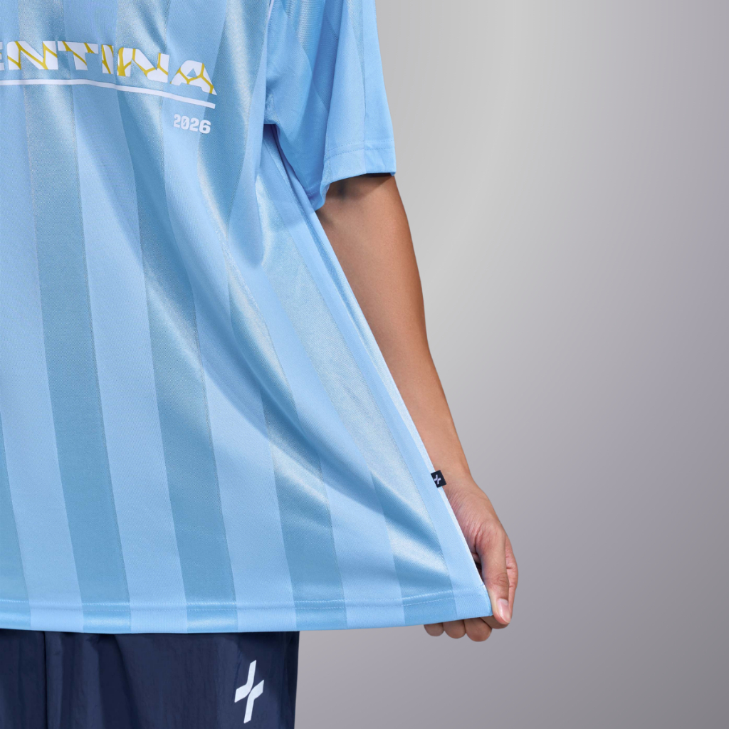 [MUA ÁO TẶNG KHĂN]Áo Polo nam nữ thể thao World Cup Argentina Edition 26, Áo cổ vũ đội tuyển thoáng mát