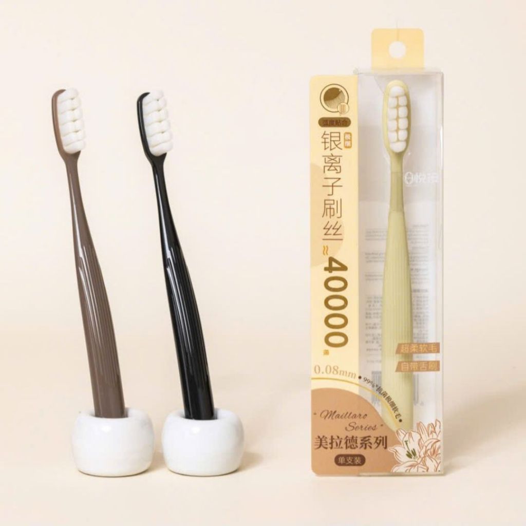 BÀN CHẢI ĐÁNH RĂNG CHẠM TƠ 40K – Không chỉ là chải răng, đó là một liệu trình massage nướu êm ái mỗi ngày.