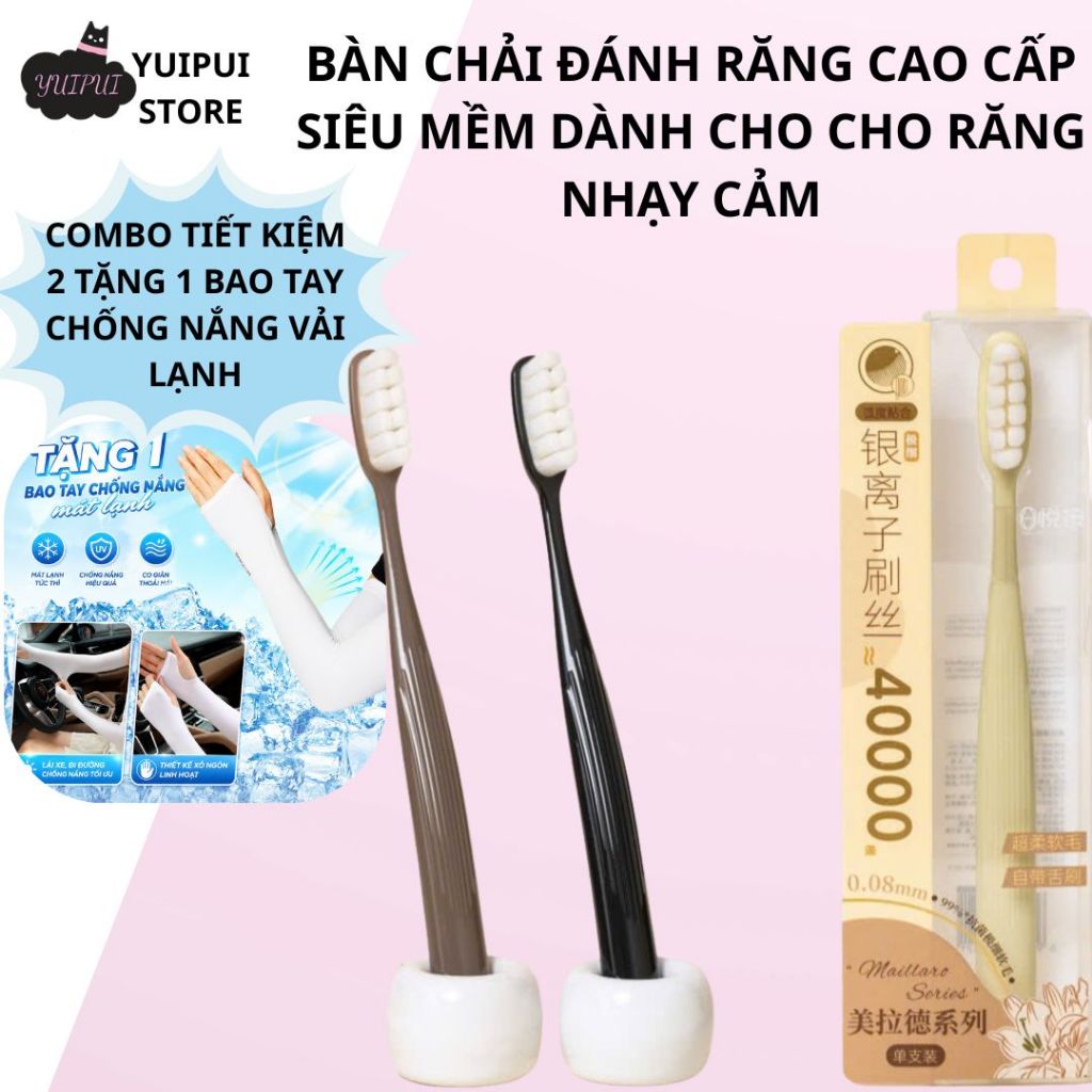 BÀN CHẢI ĐÁNH RĂNG CHẠM TƠ 40K – Không chỉ là chải răng, đó là một liệu trình massage nướu êm ái mỗi ngày.