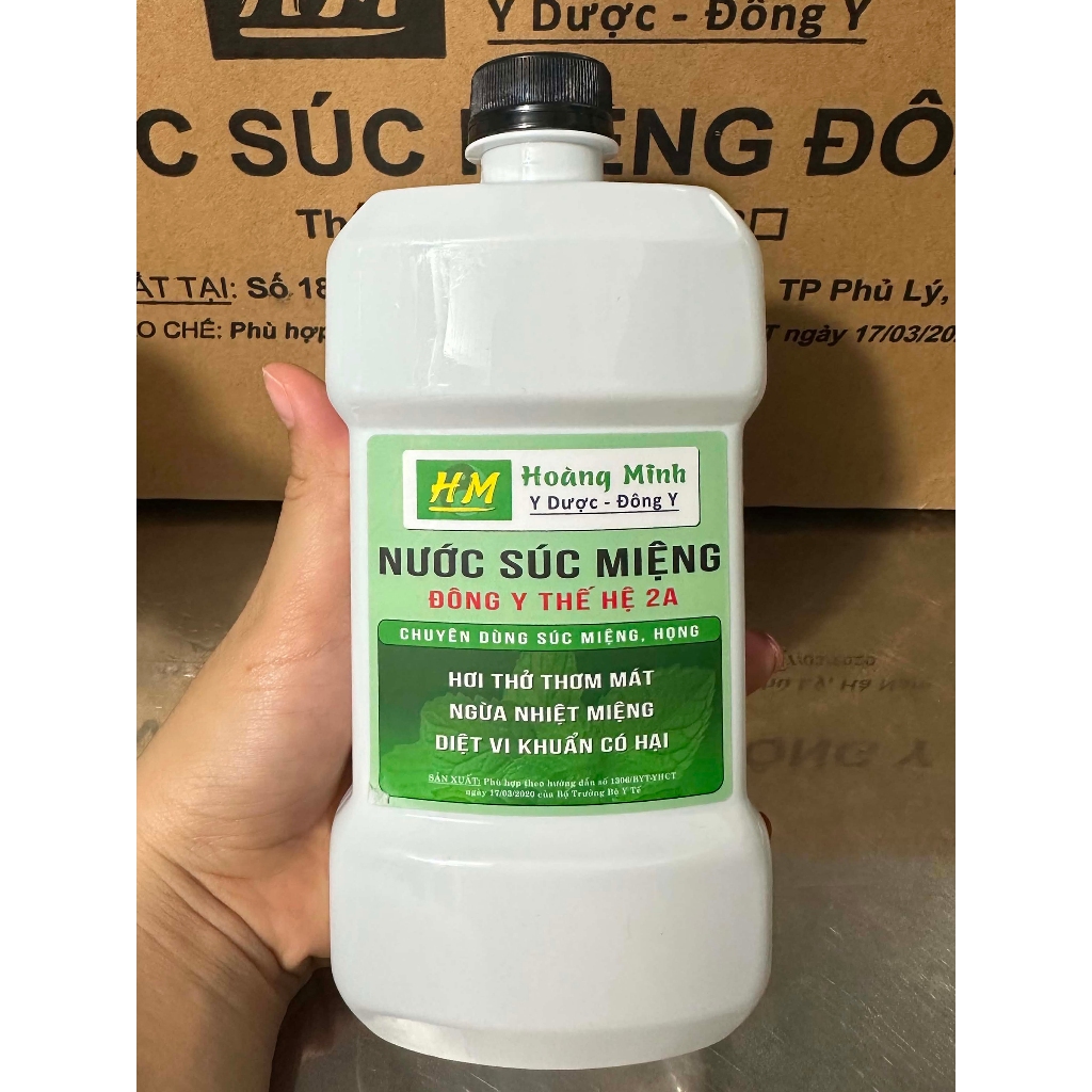 NƯỚC SÚC MIỆNG ĐÔNG Y THẾ HỆ 2A (500ml)